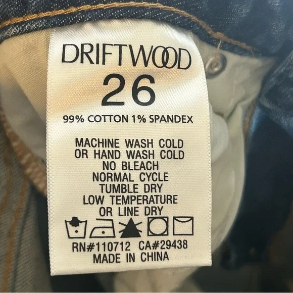 NWT Driftwood Kelly Dalea Bootcut Embroidered Jeans Size 26 x 29 - Picture 12 of 12